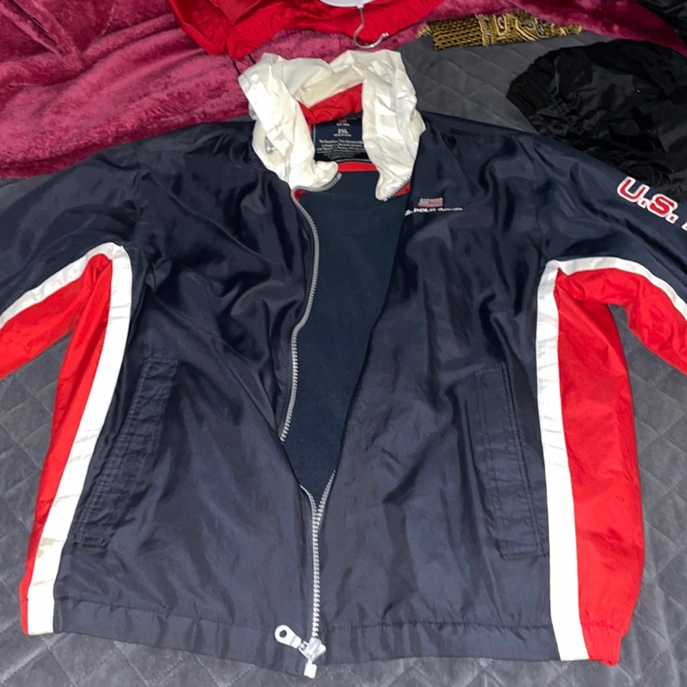 U.S polo assn, size 2XL,red white and blue, superior quality